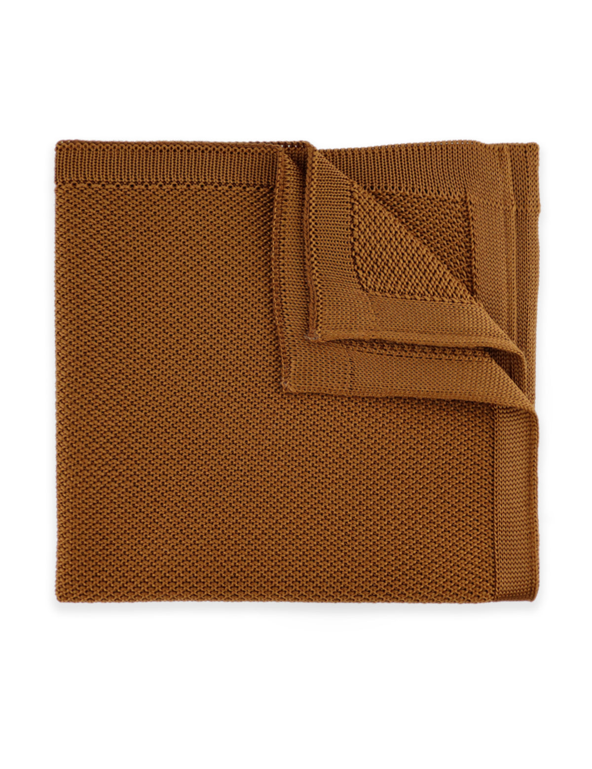 Knitted Bow Tie - Caramel Brown