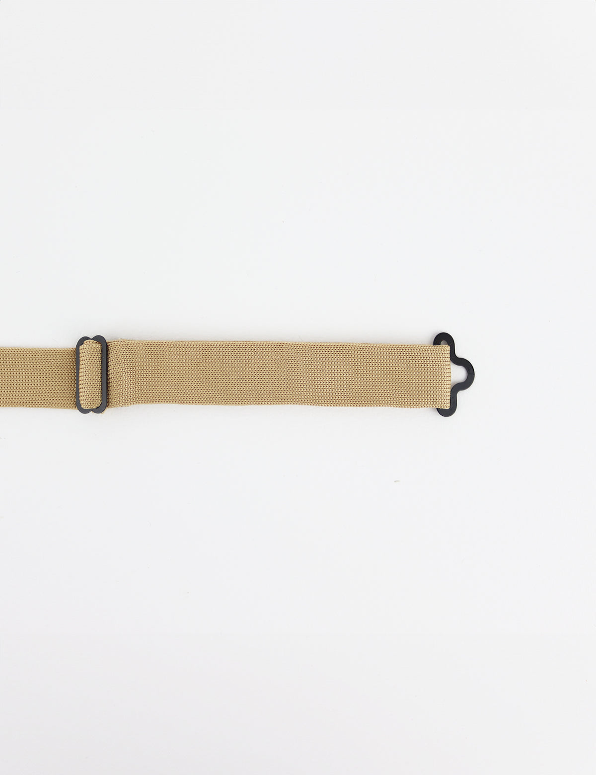 Knitted Bow Tie - Beige