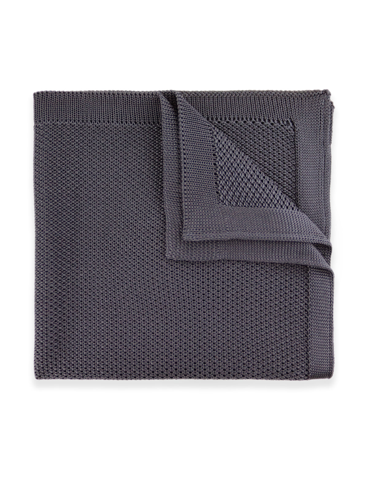 Knitted Bow Tie - Dark Grey