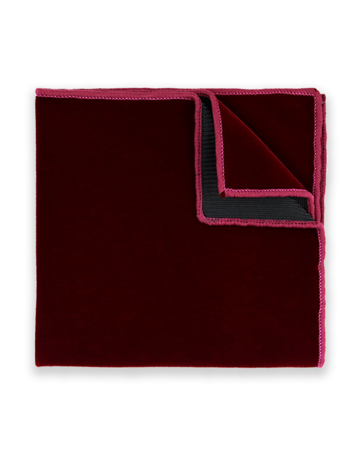 Velvet Bow Tie - Burgundy Red