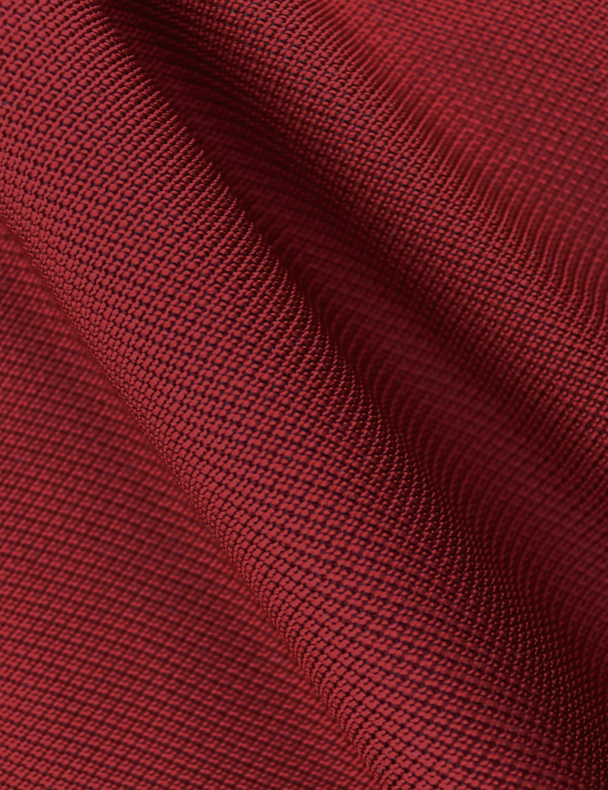 100% Polyester Square End Knitted Tie - Burgundy Red