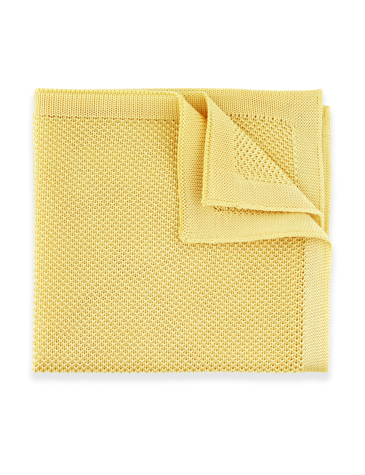 Knitted Bow Tie - Pastel Yellow